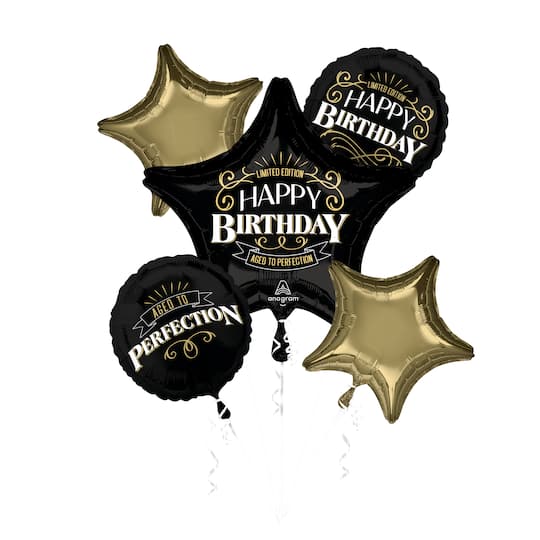 Better with Age 5-Piece Foil Balloon Bouquet